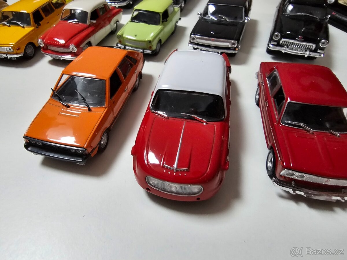 Modely autíček 1:43 z východního bloku,Ameriky, Evropy - 9