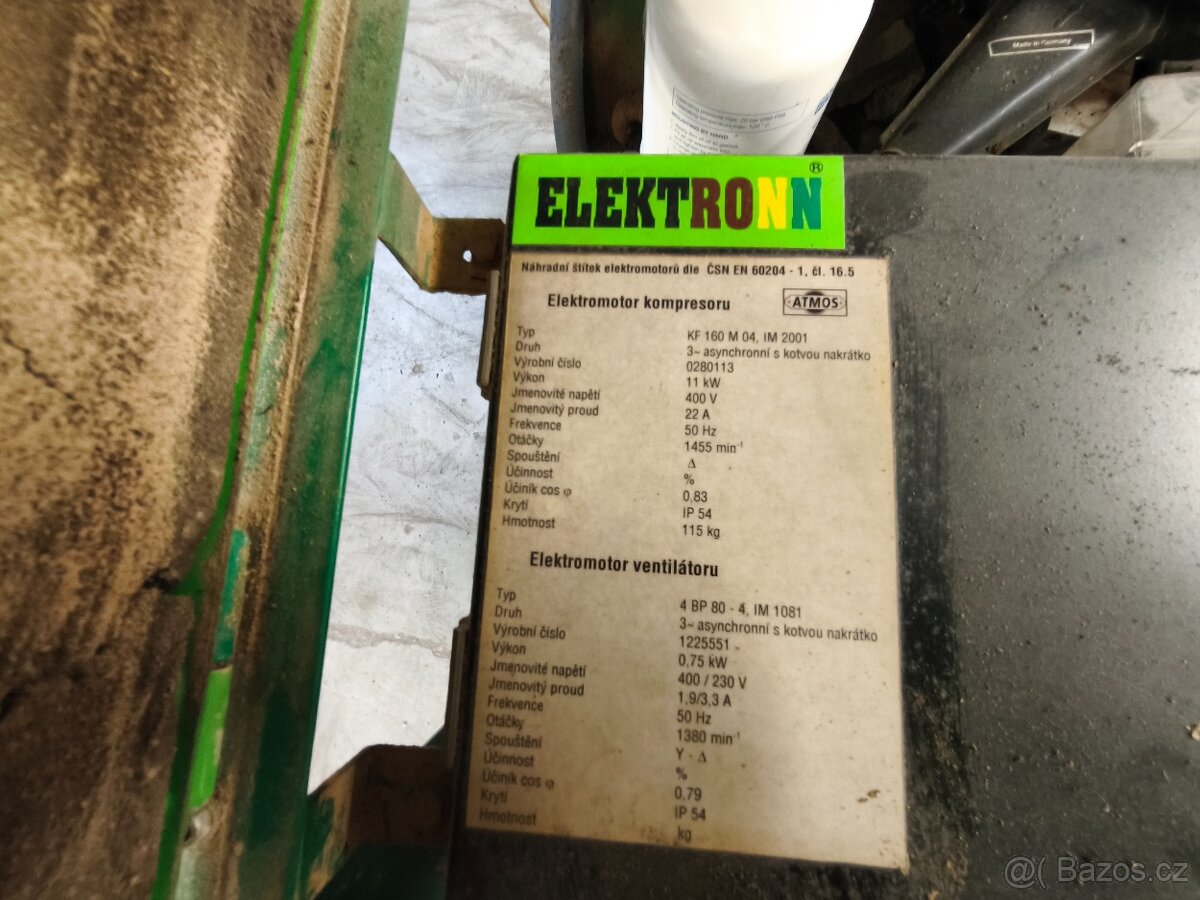 Prodám šrouboví kompresor atmos se 80 - 9