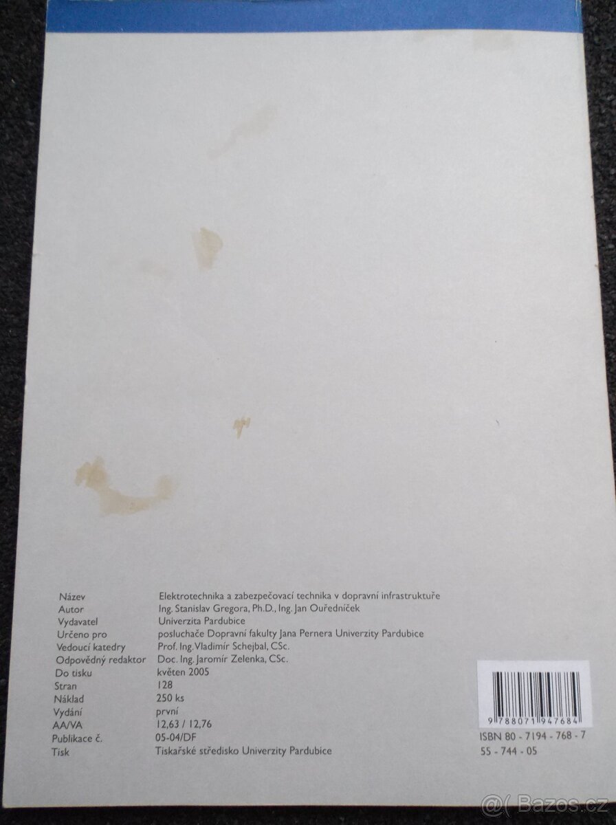 Elektrotechnika a zab. technika v dopravní infrastruktuře - 9