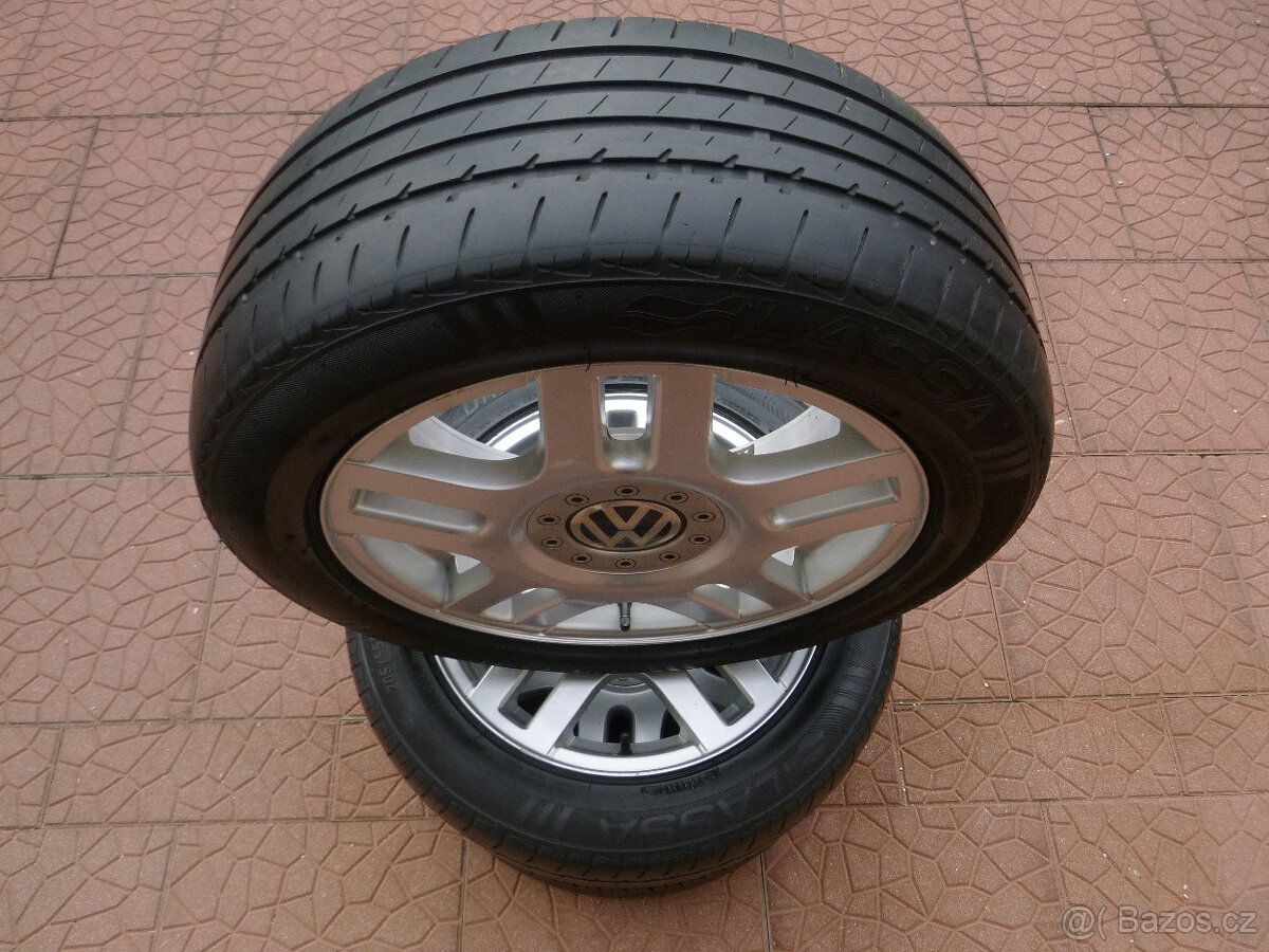 Letní sada alu kola originál VW Golf IV 5x100 6,5Jx16 ET42 - 9