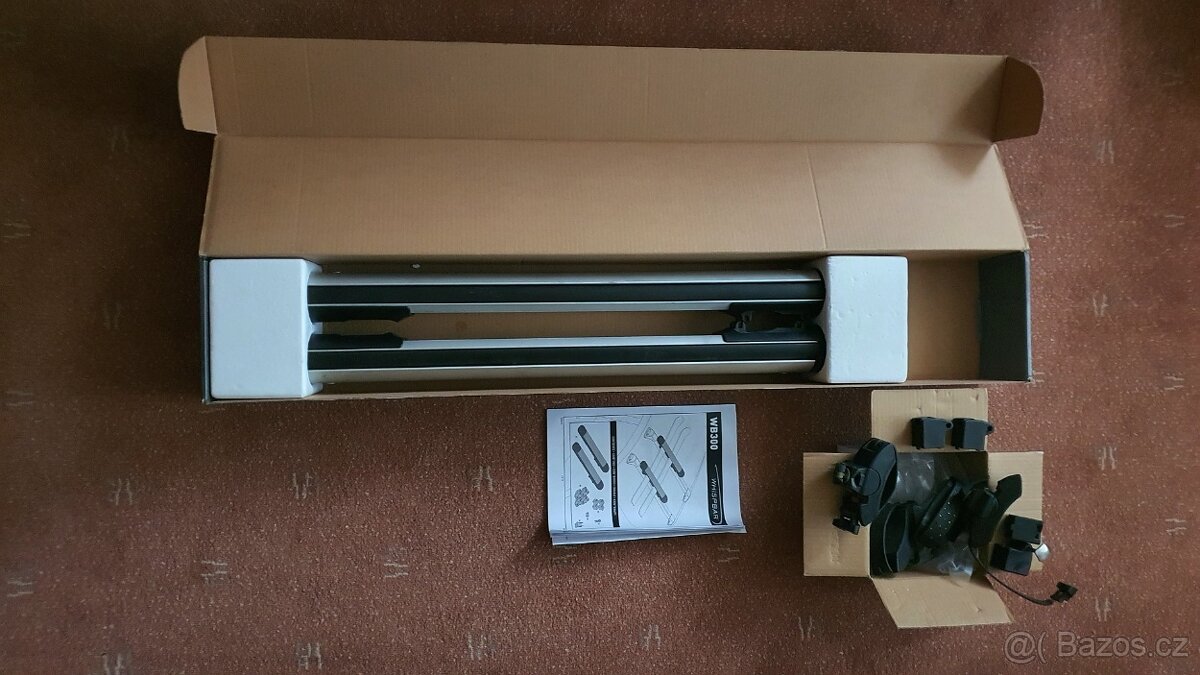 STŘEŠNÍ PŘIČNIKY+NOSIČE LYŽI - WHISBAR - USA - SUPER CENA - 9