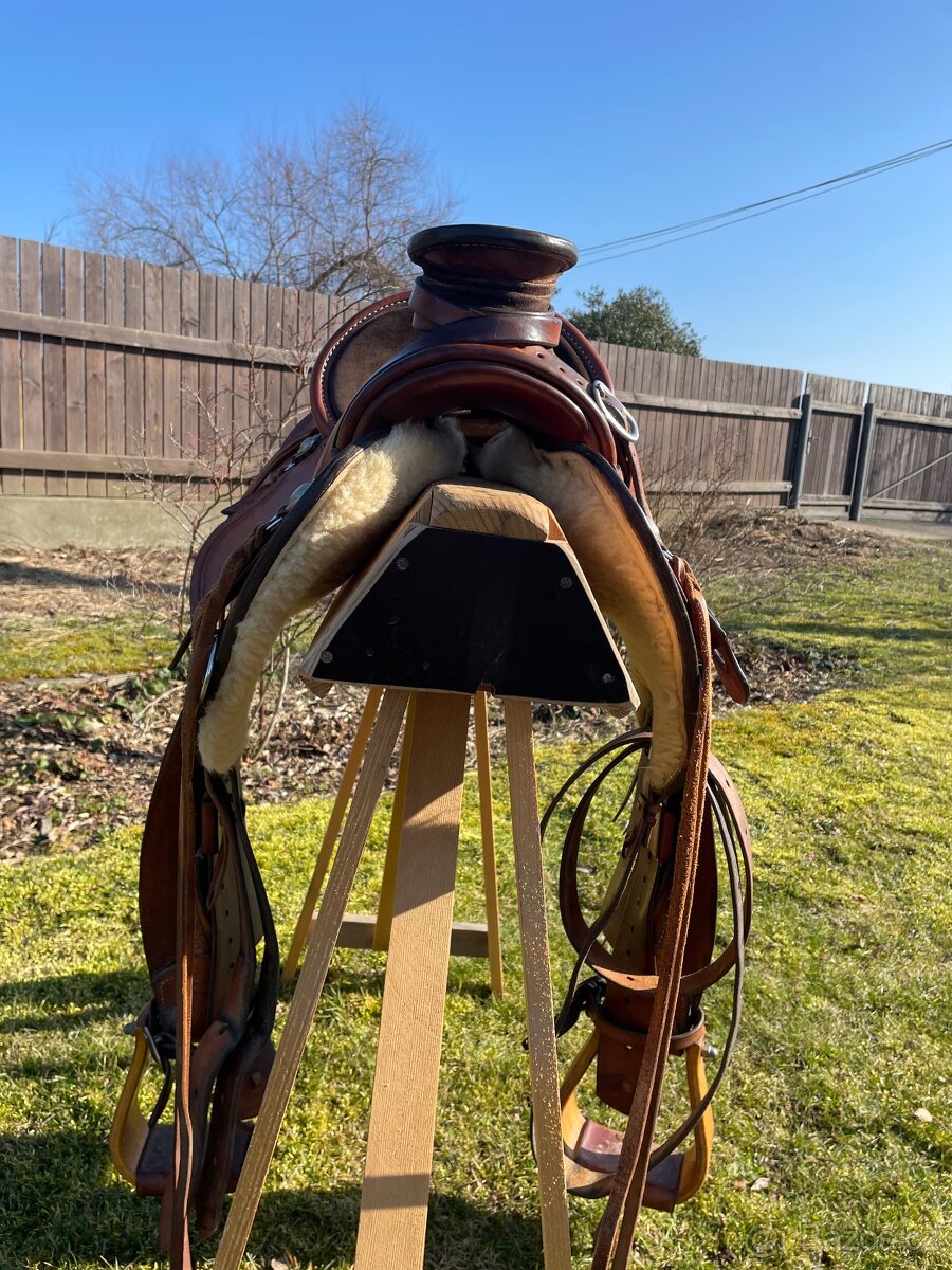 Westernové sedlo wade - 9