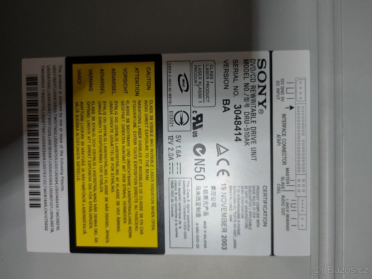 Díly z PC MSI, SONY, ASUS, VDATA - 9