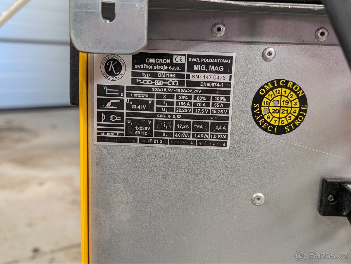 CO₂ svářečka OMI 166 (2018) - 9