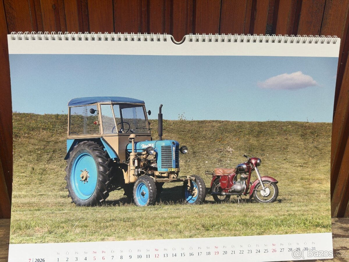 Kalendáře s traktory Zetor na rok 2026 - 9