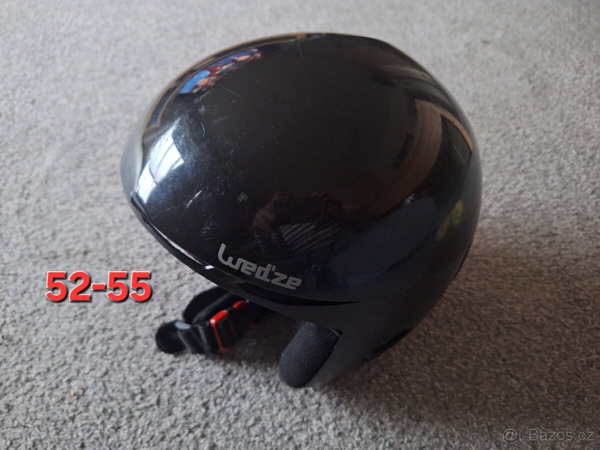 Dětské lyže 90+110, helmy a brýle - 9