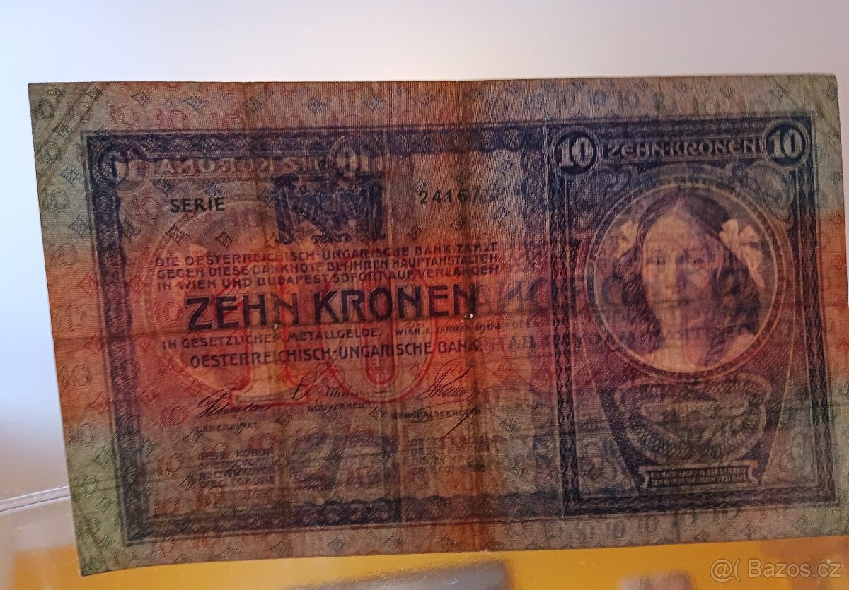 Staré bankovky RU,Čsr,protektorát,čssr, německo - 9