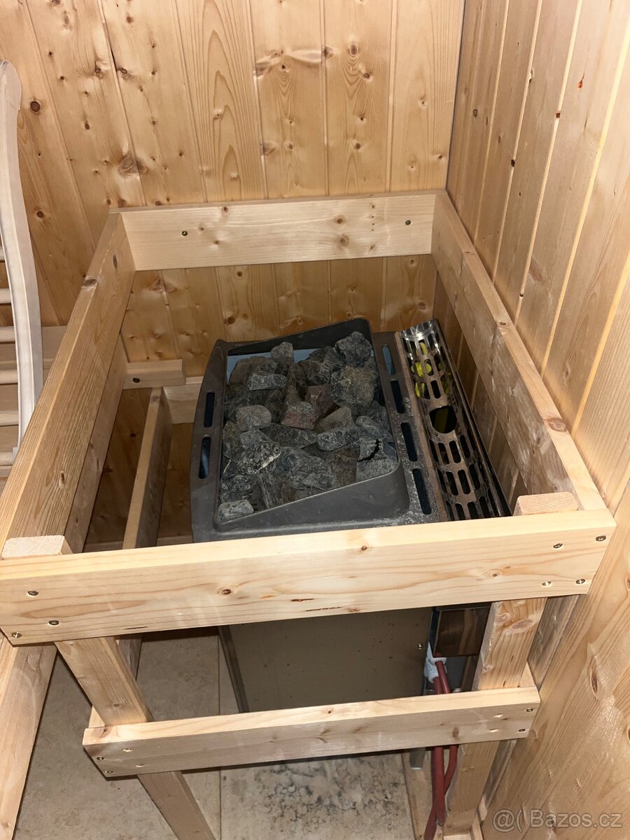 Finská sauna Karibu+kamba BioMat 9 kw - 9