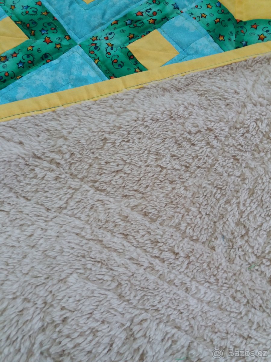 Dětská patchwork deka 120 x 175 cm - 9