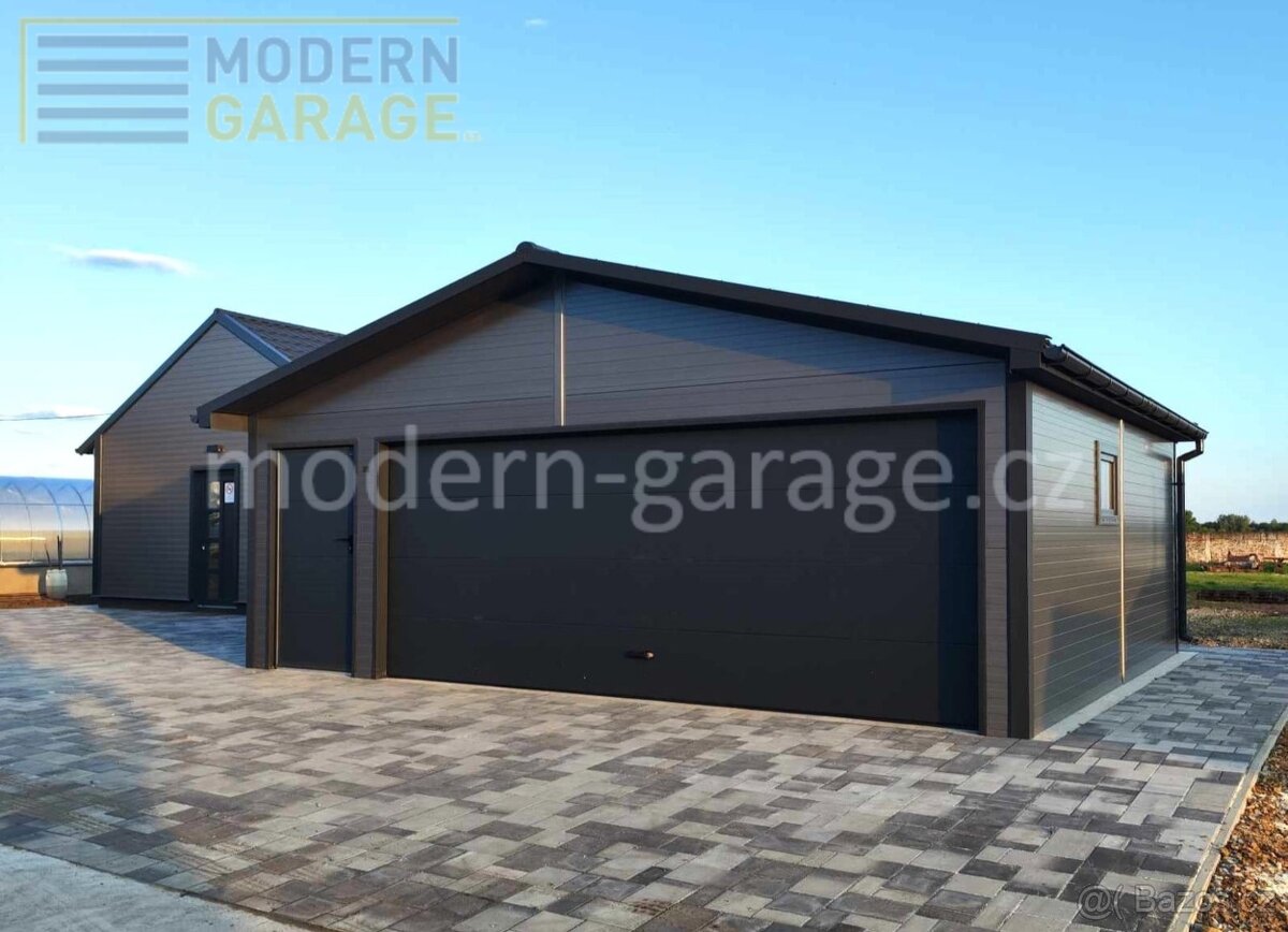 Zateplené montované garáže PIR 4x6/6x6m celá ČR - 9
