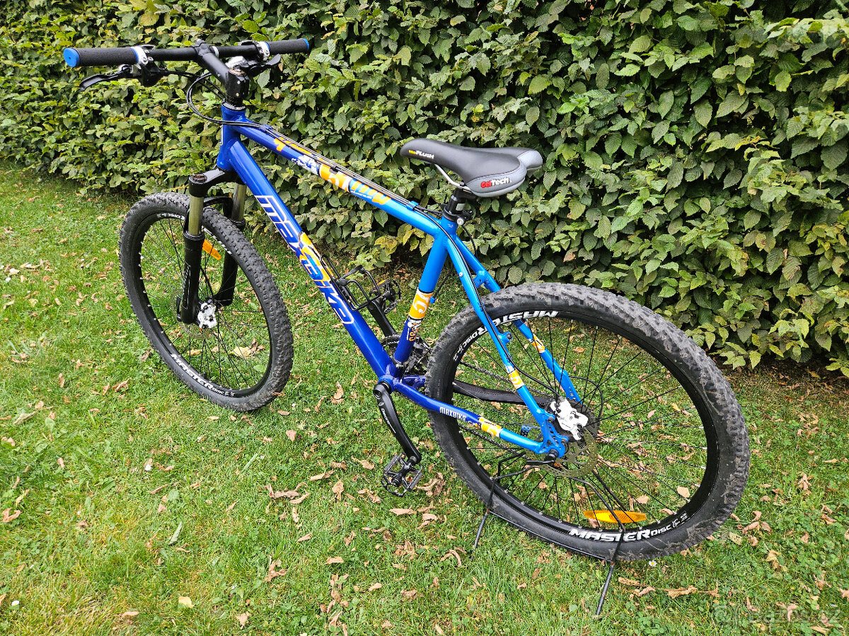 26" horské hliníkové kolo MAXBIKE, rám 19" 3x9+hydraulika - 9