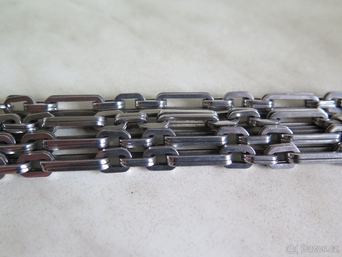 Pánský náhrdelník - přívěsek "STORM" + řetízek - ocel - 9