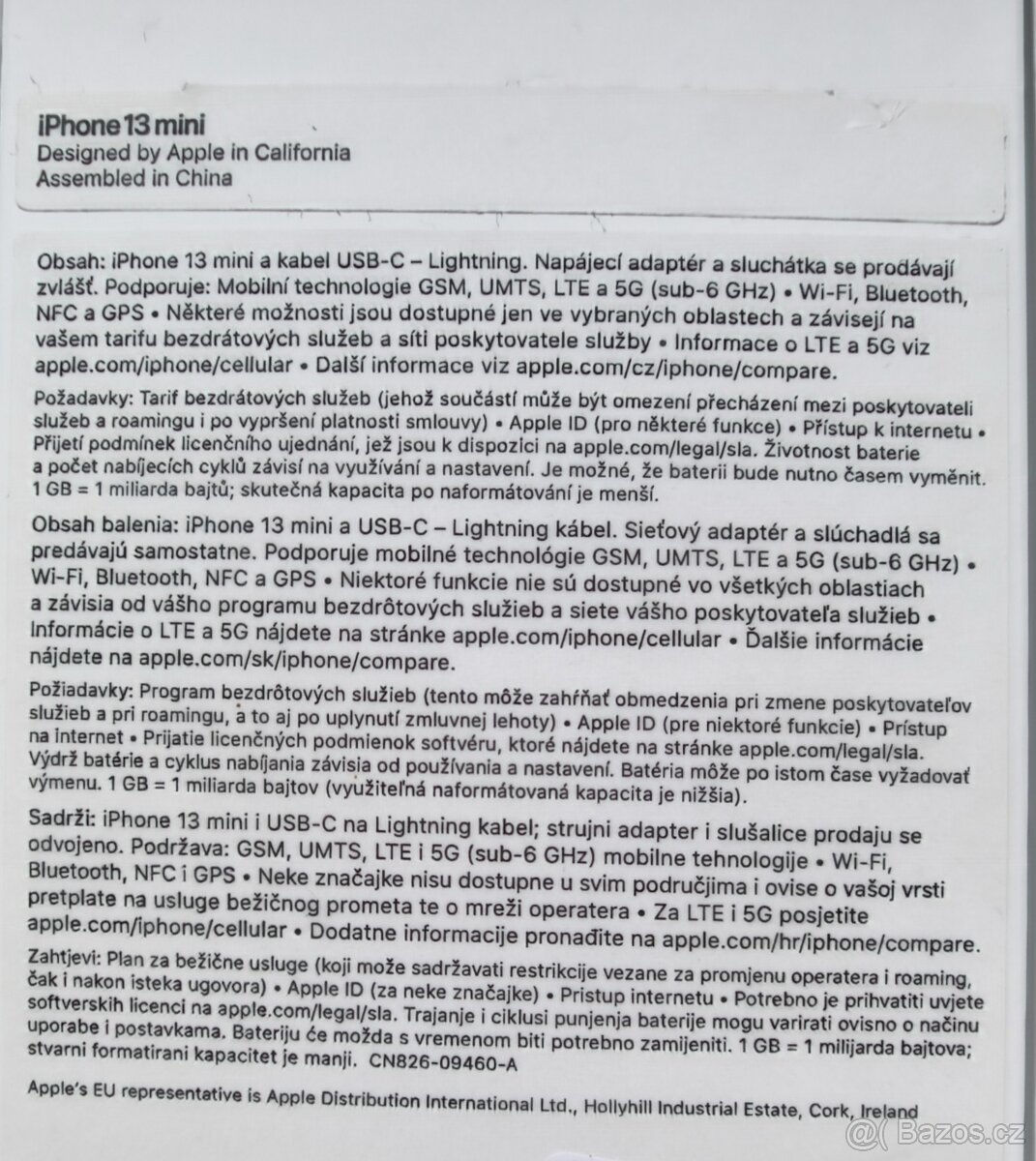 iPhone 13 mini bílý - 9