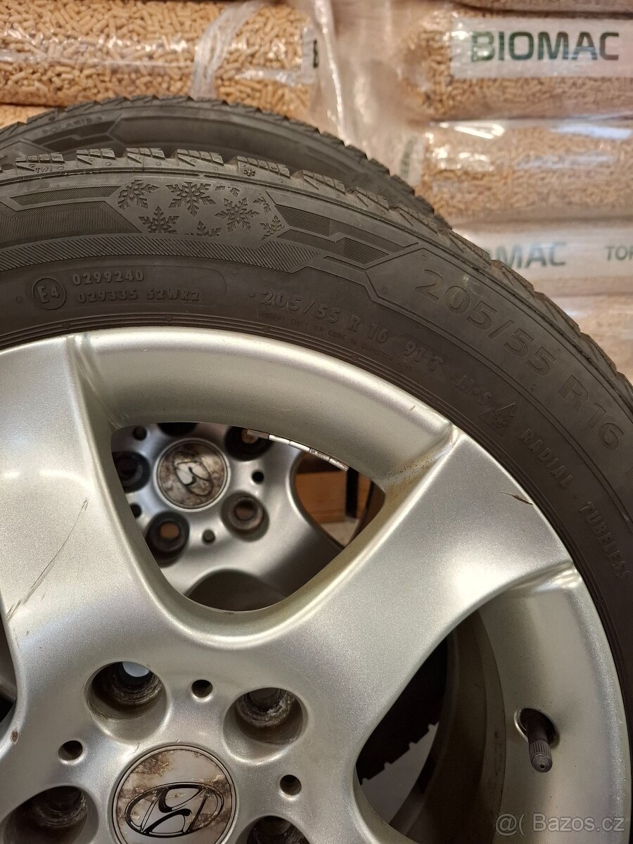 Alu kola 7Jx16H2 vč.pneu - 9