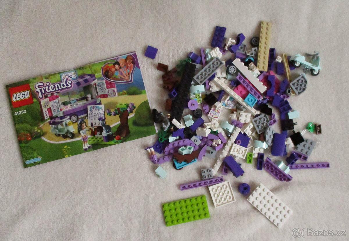 Lego Friends Emma a umělecký stojan - 9