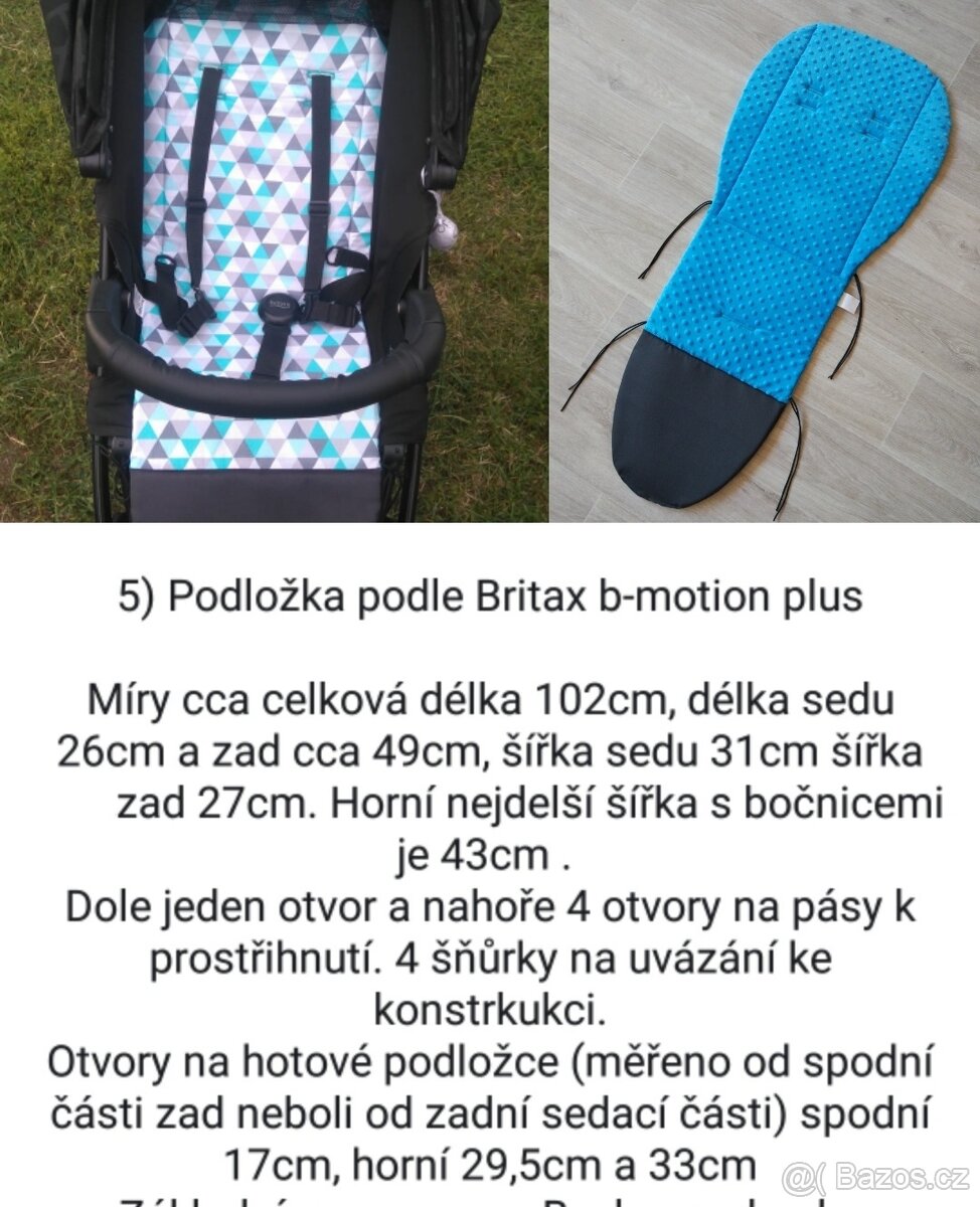 Podložka do kočárku, 2.část, nové - 9