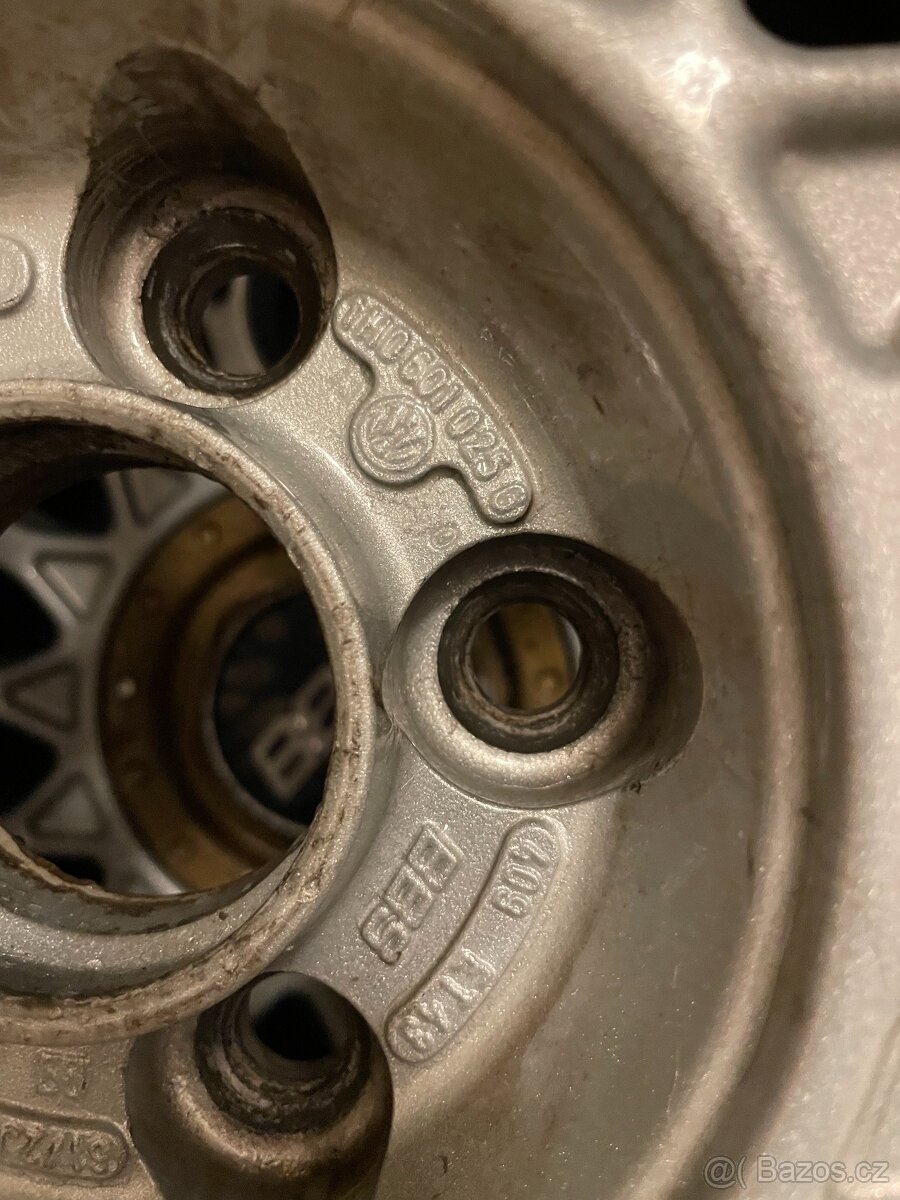 Originální BBS kola 15" – VW OEM 7H0 601 025 G – sada 4 ks - 9
