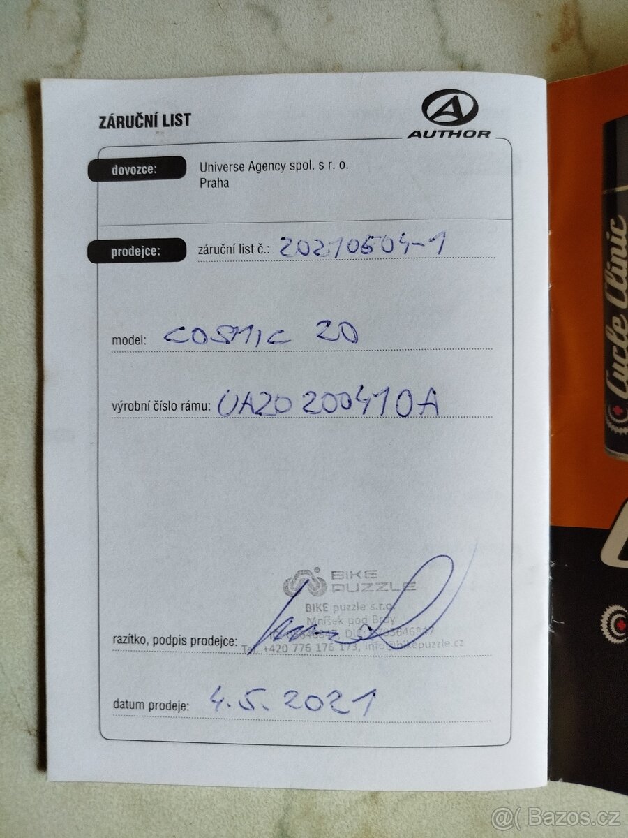 Author Cosmic "20" modrá - 9