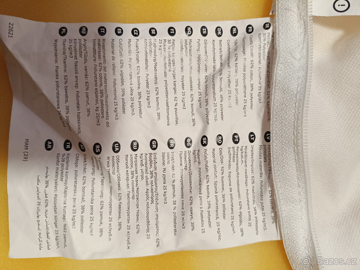 IKEA dětská matrace+ nepromokavé prostěradlo - 9