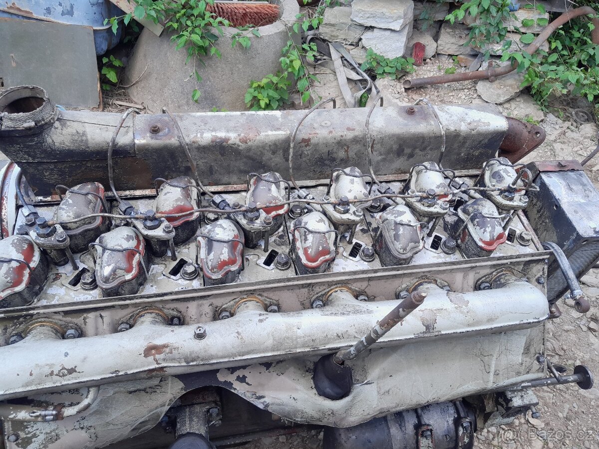 Praga V3S M2 motor - 9