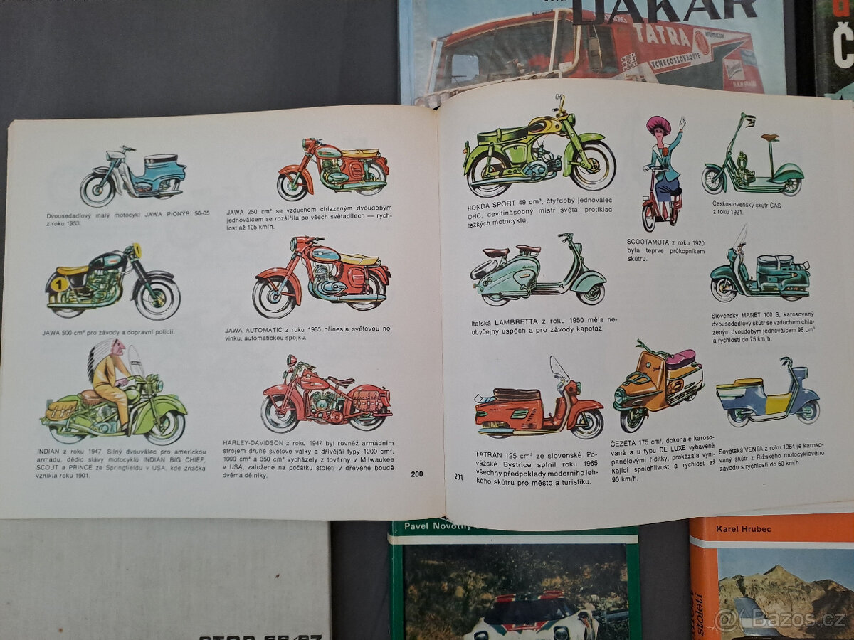 auto moto literatura ČSSR, Jawa, Škoda, Dakar, Enduro - 9