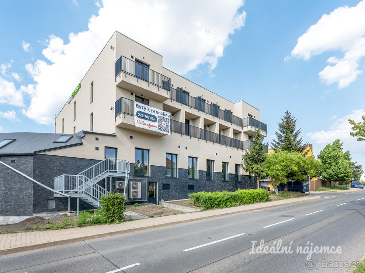 Pronájem bytu 1+kk, Za černým mostem, Kyje, 16 500Kč/měs, 2 - 9