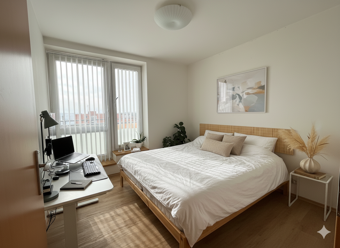 Pronájem nadstandardního bytu 3+kk s terasou a výhledem na Z - 9