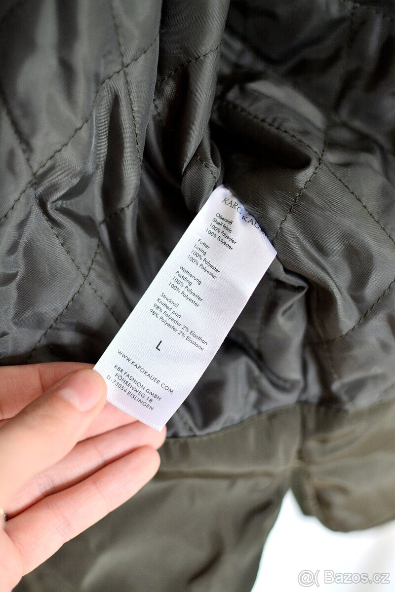 Nová super oversize bunda/bomber Karo Kauer, veľkosť L - 9