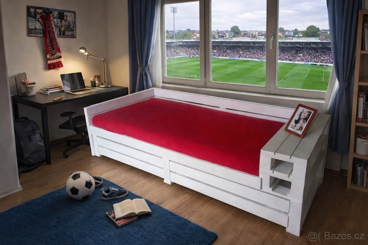 Postele v designu Palet - 9
