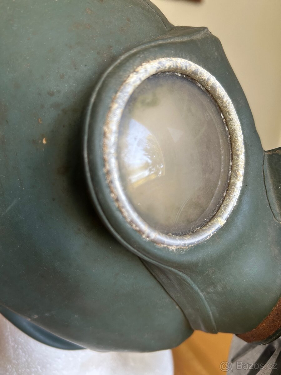 WW2 Německá Plynová Maska - 9