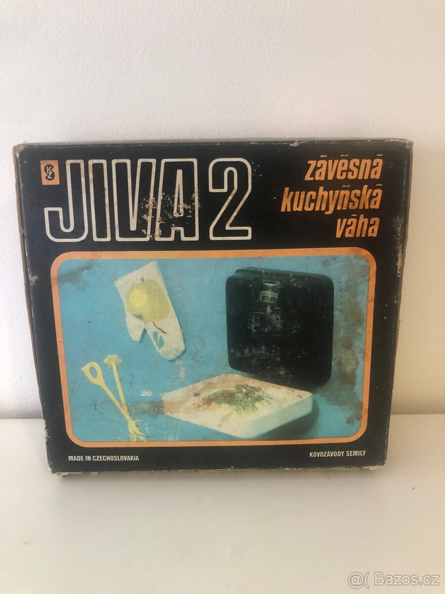 retro zavesna kuchynska vaha - 9