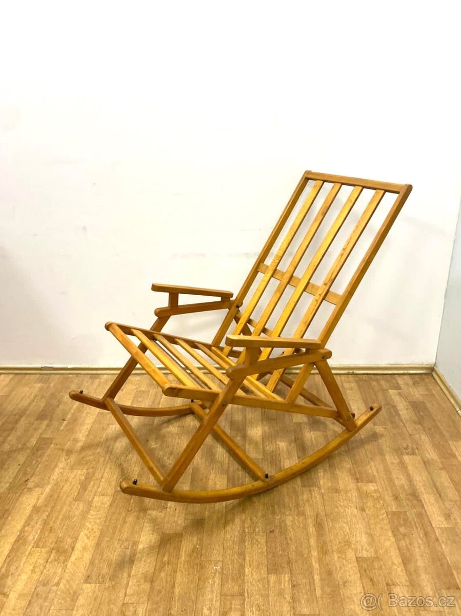 Retro houpací křeslo 60. léta - 9