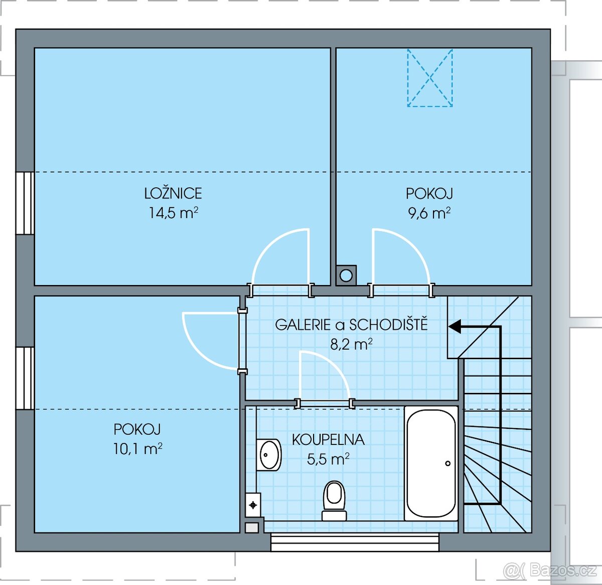 Prodej rodinného domu 4+1 96m2, zahrada 413 m2 - 9