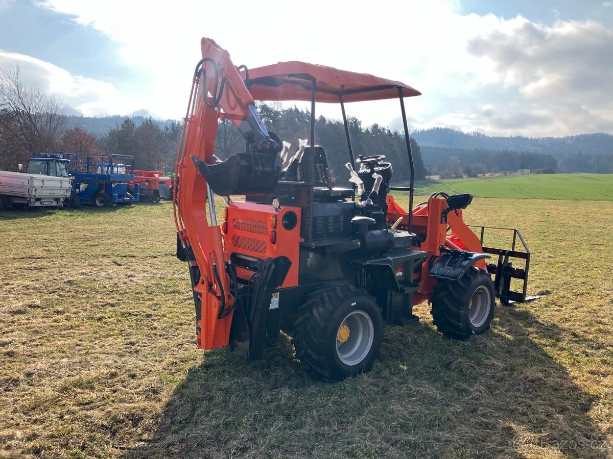 TRAKTORBAGR JM08 NAKLADAČ+MINIBAGR 4x4 - 9