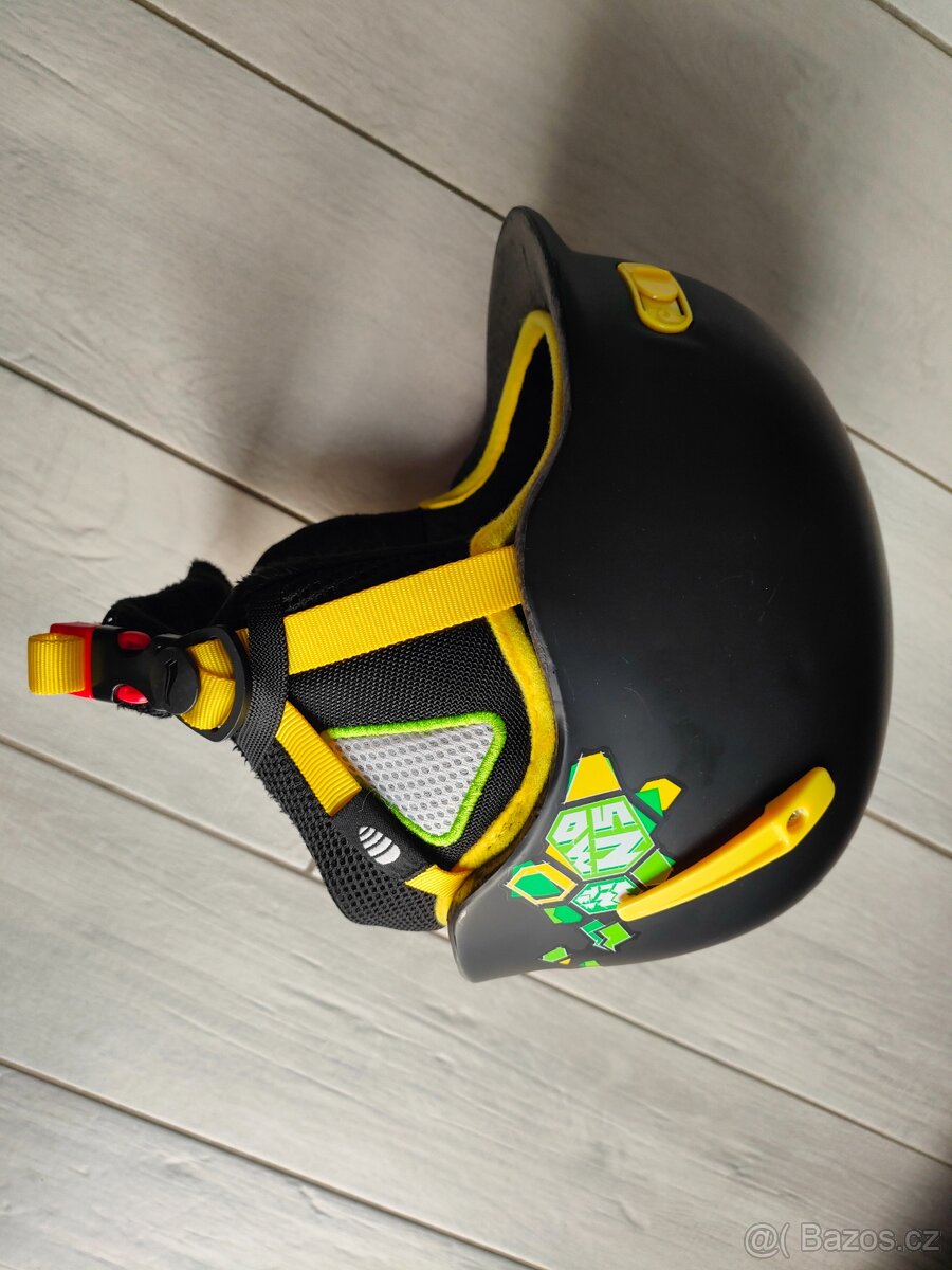 Dětská helma lyžařská + bryle - 9