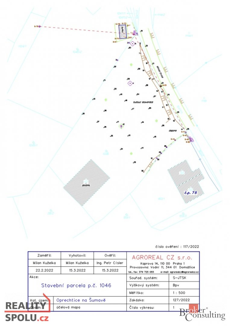 Prodej, pozemky/bydlení, 2583 m2, Oprechtice , Zahořany, Dom - 9