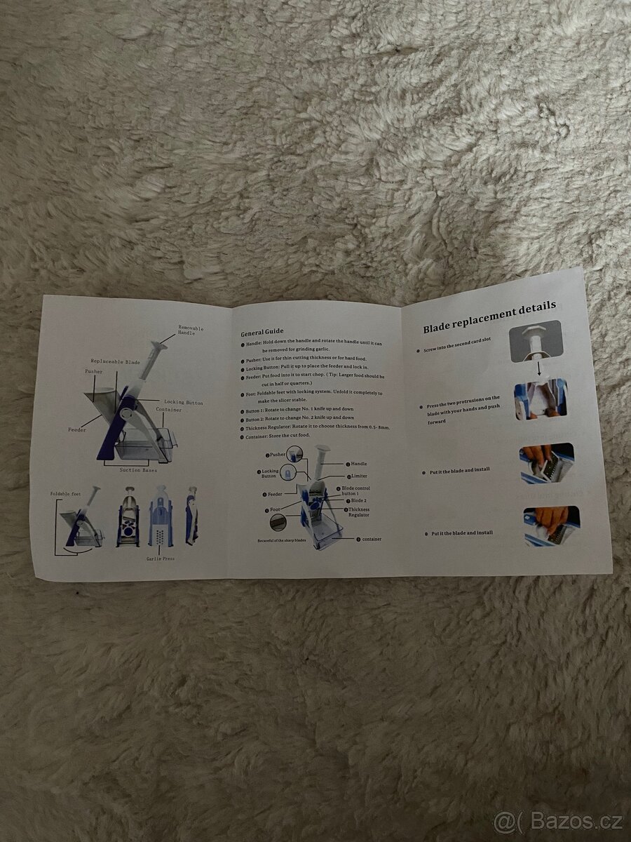 Home&Marker Bílo-Modrý Kráječ - 9