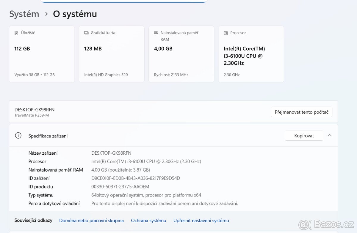 ACER N16Q2 jako nový - 9