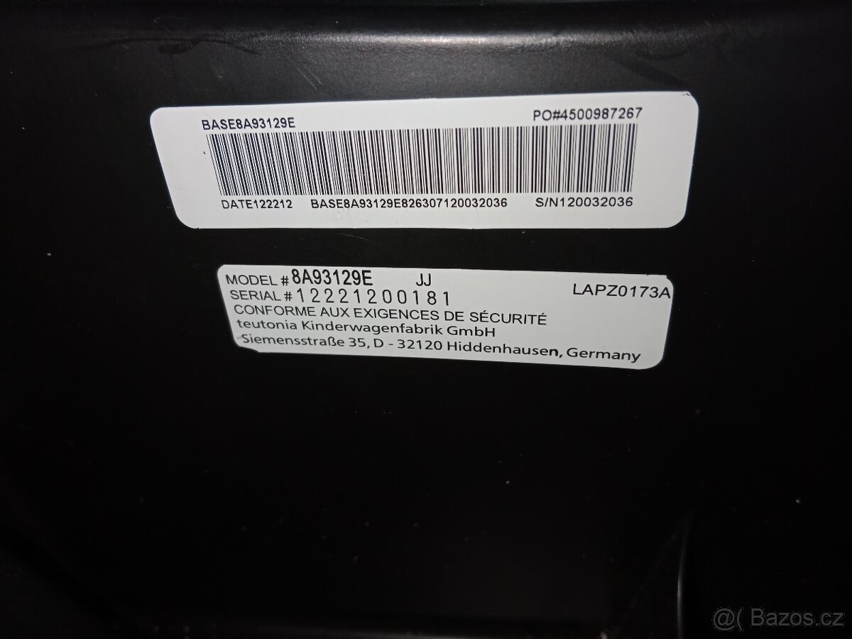 Dětská autosedačka Teutonia 0-13kg - 9