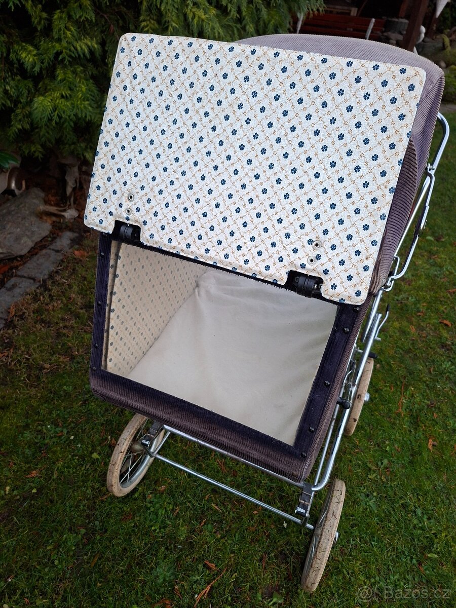 Retro kočárek pro miminko Gesslein č. 2 - 9