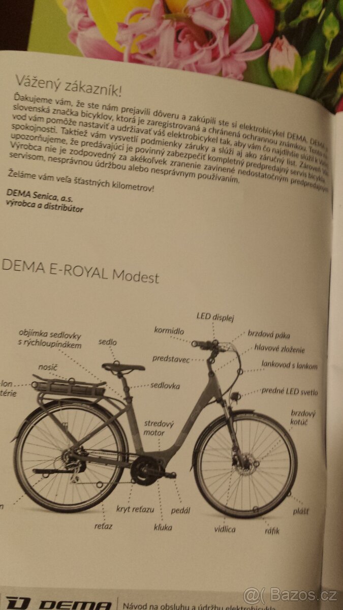 elektrokolo DEMA E-ROYAL Modest. Středový pohon. - 9