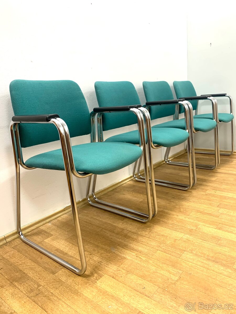 Retro židle s područkami 70. léta - 9