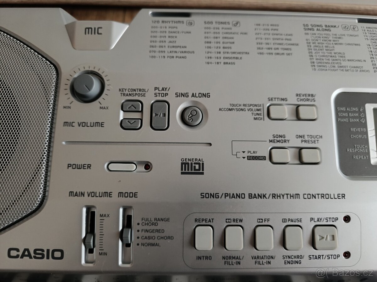 Klávesy Casio CTK 800 - 9