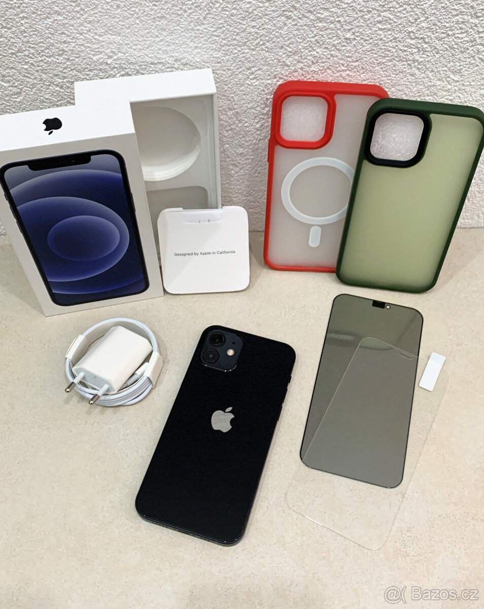 🍏 Apple iPhone 12 128GB - Black (12m. ZÁRUKA) + MEGA DÁRKY - 9