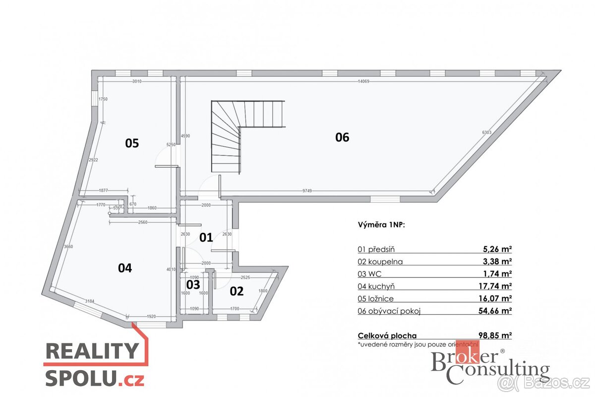 Prodej, byty/4+1, 156 m2, Podhorská 1321/24, 46601 Jablonec - 9