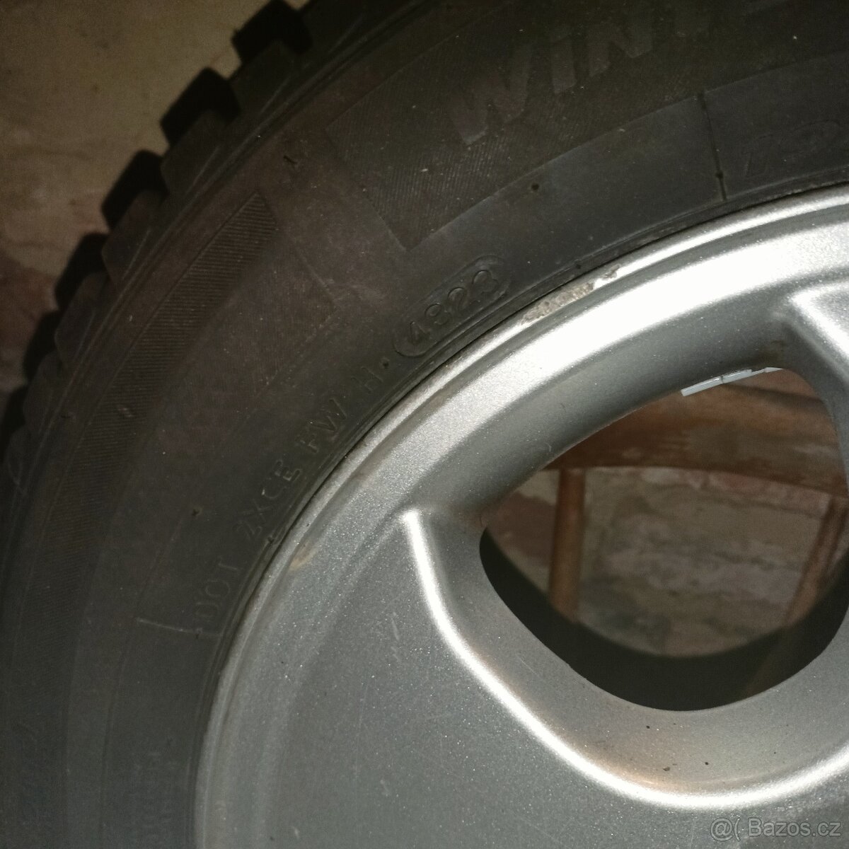 Nové zimní pneu -Alu kola 195×60×15 Opel - 9