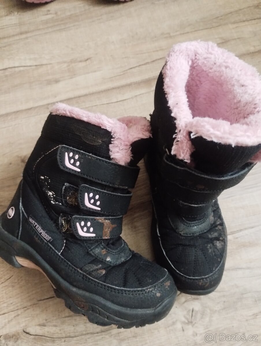 Zimní boty Superfit,Loap, trekové, sněhule 28,29,33,34 - 9