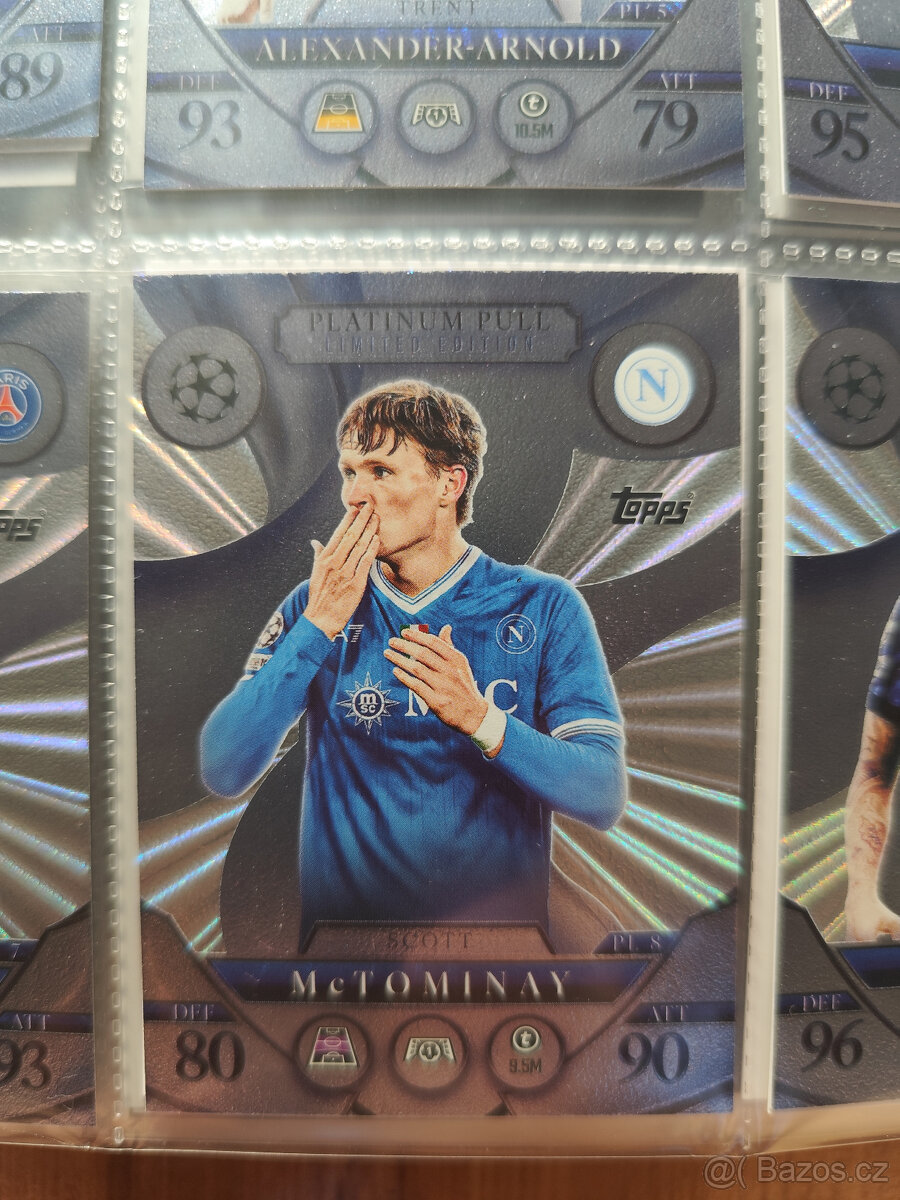 Fotbalové kartičky Match Attax 2025/26 Platinum limit editio - 9