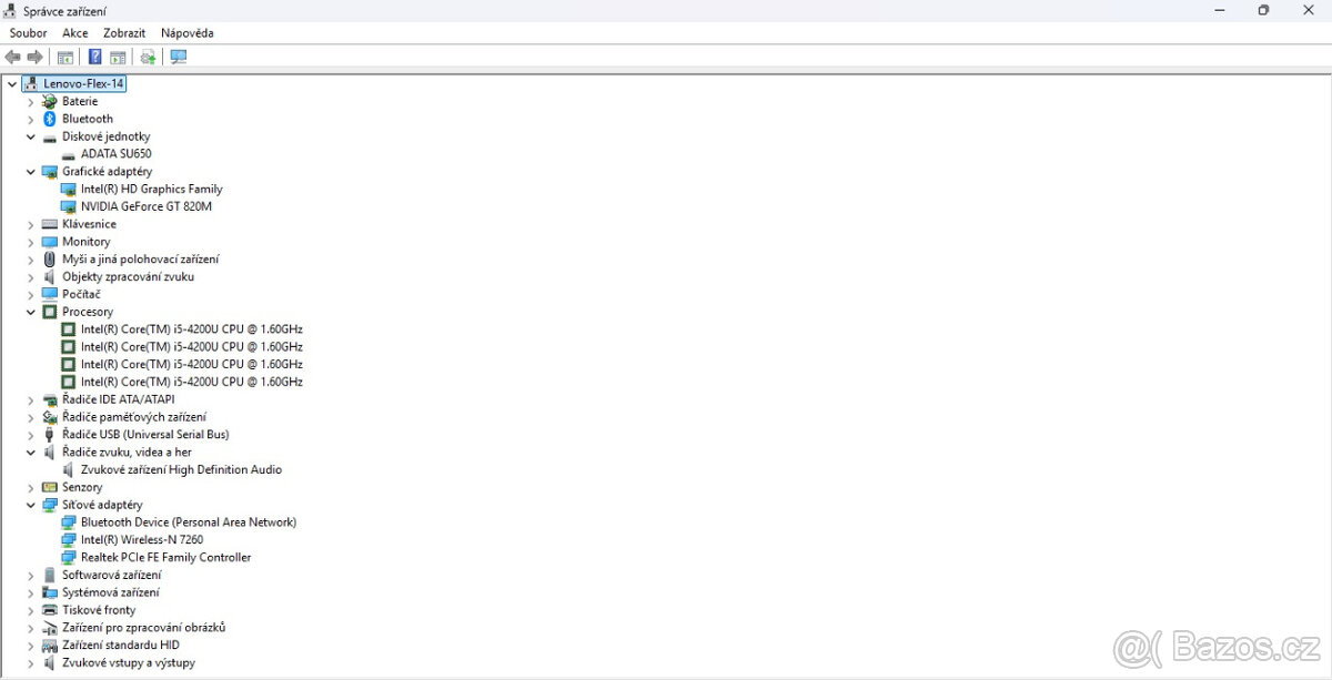 Lenovo IdeaPad Flex 14"DOT/i5-4200U/8GB RAM/120GB SSD/Win11 - 9