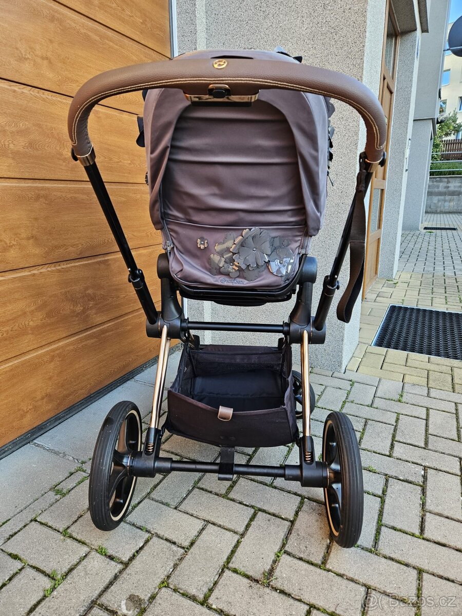 Cybex Priam / RoseGold / Simply Flowers / Lux Deep Black - 9